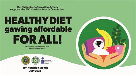 Nutrition Month Philippines: Promoting Healthy Diets for All .